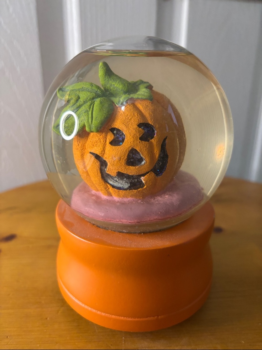 Jack-o'-Lantern Musical Snow Globe - Wicked Witch is Dead